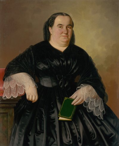 Portrait of Johana Zmeškalová, née Hámos by Peter Michal Bohúň